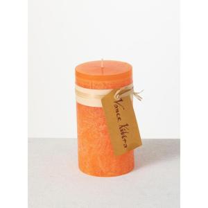 imageAqua Timber Collection Pillar Candle 325x6Orange