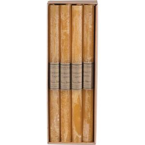 imageSullivans Vance Kitira Timber Taper Set of 12 Candles CleanBurning EnvironmentalFriendly Scentless RealWax Candles Home Dcor Hosting DcorBrown