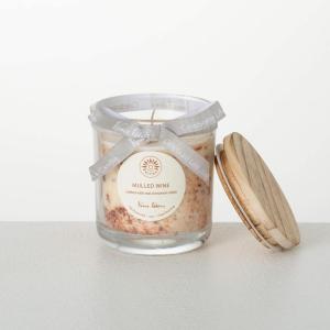 imageSullivans Vance Kitra Mulled Wine Hand Poured Soy Wax Candle Clean Burning 30 Hour Crafted with Real Cinnamon Spice Small Scented Candle in Jar Great for GiftingCinnamon