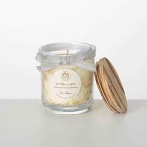 imageSullivans Vance Kitra Mulled Wine Hand Poured Soy Wax Candle Clean Burning 30 Hour Crafted with Real Cinnamon Spice Small Scented Candle in Jar Great for GiftingWater Lily Mist