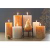 imageGold and Gold Ritz Pillar Candle  Unscented 3 x 6 inch