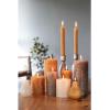 imageGold and Gold Ritz Pillar Candle  Unscented 3 x 6 inch
