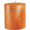 imageGold and Gold Ritz Pillar Candle  Unscented 3 x 6 inch