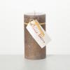 imageGold and Gold Ritz Pillar Candle  Unscented 3 x 6 inch