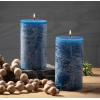 imageSullivans Vance Kitira Pillar Candles Set of 2 6Inch Dark Green Candle Sets CleanBurning EnvironmentalFriendly Unscented HandPoured Wax Candles Home Dcor CT246MOSSKITDark Blue