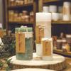 imageSullivans Vance Kitira Set of 3 Pillar Candles CleanBurning EnvironmentalFriendly Scentless RealWax Candles Home Dcor Hosting DcorMelon White