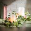 imageSullivans Candle Ring Ranunculus Mini Blossom Wreath Small 45quot Pink ampamp Ivory Flower Wreath for Indoor for Candle Holder Pillar Candle Dcor for Home Office Shelf Fireplace Mantel Table Decorations