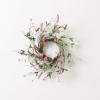imageSullivans Candle Ring Artificial Spring Blossom Mini Wreath 45quot Pink Green Flower Wreath for Indoor for Candle Holder Pillar Candle Dcor for Home Office Shelf Fireplace Mantel Table Decorations
