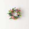 imageSullivans Candle Ring Artificial Spring Florals Mini Wreath Small 45quot Multi Color Flower Wreath for Indoor for Candle Holder Pillar Candle Dcor for Home Office Shelf Mantel Table Decorations