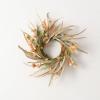 imageSullivans Candle Ring Grass ampamp Bunnytail Mini Wreath Small 45quot Green Orange Faux Leaf Wreath for Indoor Candle Holder Pillar Candle Dcor for Home Office Shelf Fireplace Mantel Table Decorations