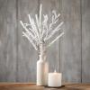 imageSullivans 20quot Flocked Pine Twig Pick Greenery Flower Plant Dcor for Bouquet Vase Filler Christmas Home Decoration for Mantels Doorways and Windows20