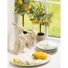 imageSullivans Artificial Set of 2 Herb Lemon Topriaries 24quot H ampamp 19quot H Green
