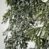 imageSullivans 15quot Draping Cypress Hanging Wreath Christmas Decor Artificial Greenery Perfect for Fireplace Mantels Dining and Living Rooms15 Inch