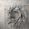 imageSullivans 21quot Snowy Cedar Wreath Christmas Wreath Front Decor Decor Perfect for Fireplace Mantels Dining and Living Rooms24 Inches