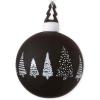 imageSullivans 45quot Black and White Pine Tree Ornaments  Set of 2  Home for The Holidays  Christmas Tree Ornaments  Black and White Ornaments  Black and White Christmas Decor