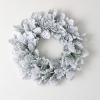 imageSullivans 21quot Snowy Cedar Wreath Christmas Wreath Front Decor Decor Perfect for Fireplace Mantels Dining and Living Rooms21 Inches