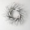 imageSullivans 21quot Snowy Cedar Wreath Christmas Wreath Front Decor Decor Perfect for Fireplace Mantels Dining and Living Rooms24 Inches