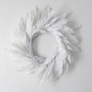 imageSullivans 21quot Snowy Cedar Wreath Christmas Wreath Front Decor Decor Perfect for Fireplace Mantels Dining and Living Rooms28 Inches