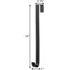 imageSullivans Prelit 24quot Christmas Wreath ampamp Wreath Hanger Christmas Door Wreath with Lights Lighted Pine Christmas Wreath Flocked Tips Pine Red Berry Wreath with Lights Battery Timer Holiday Dcor