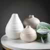 imageSullivans Ceramic Vase Set 3 Small Vases Rustic Home Dcor Modern Farmhouses Ideal Shelf Dcor Table Dcor Bookshelf Mantle White CM2973Multicolor