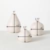 imageSullivans Ceramic Vase Set 3 Small Vases Rustic Home Dcor Modern Farmhouses Ideal Shelf Dcor Table Dcor Bookshelf Mantle White CM2973White
