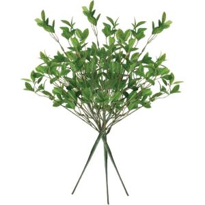imageSullivans Fake Plants Greenery Stems for Indoor Set of 3 18quot Artificial Mixed Green Leaf Stem Lifelike Bouquet Perfect for Vase Arrangement in Room Home or Office Decorations Wedding Gift Dcor