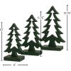 imageSullivans Green Wooden Tree Set of 3 Christmas Centerpiece Farmhouse Tabletop Decor Indoor Christmas Holiday Decoration Rustic Shelf Decor Wood Trees for Mantel Sizes 10quot 1175quot and 1375quot