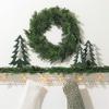 imageSullivans Green Wooden Tree Set of 3 Christmas Centerpiece Farmhouse Tabletop Decor Indoor Christmas Holiday Decoration Rustic Shelf Decor Wood Trees for Mantel Sizes 10quot 1175quot and 1375quot