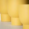 imageSullivans Matte Yellow Goblet Planters Set of 3 Indoor Planter Pot Kitchen Living Room and Office Home Dcor