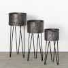 imageSullivans Cylinder Planters with Legs Set of 3 Indoor Planter Pot Kitchen Living Room and Office Home Dcor