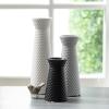 imageSullivans Ceramic Vase Set 3 Small Vases Rustic Home Dcor Modern Farmhouse Ideal Shelf Dcor Table Dcor Bookshelf Mantle Entryway MultiColor CM2968White  Black  Grey