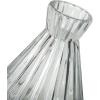 imageSullivans Glass Vase Clear Glass Vases for Flowers Small Ribbed Gray Carafe Shape Flower Vase for Modern Home Decor 65 Shelf ampamp Table Vases for Wedding Centerpieces G8504