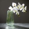 imageSullivans Glass Vase Green Glass Vases for Flowers Tall Ribbed Flower Vase for Modern Home Decor 125 Shelf ampamp Table Vases for Wedding Centerpieces G8502