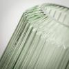 imageSullivans Glass Vase Green Glass Vases for Flowers Tall Ribbed Flower Vase for Modern Home Decor 125 Shelf ampamp Table Vases for Wedding Centerpieces G8502
