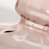 imageSullivans Glass Vase Narrow Neck Vase Translucent Pink Groovy Shape Short 65quot Vases Home Dcor for Flowers Plants Coffee Table Decor Tabletop Shelf Fireplace Mantel Decoration
