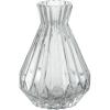 imageSullivans Glass Vase Clear Glass Vases for Flowers Small Ribbed Gray Carafe Shape Flower Vase for Modern Home Decor 65 Shelf ampamp Table Vases for Wedding Centerpieces G8504