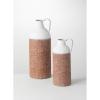 imageSullivans Multicolored Iron Tall Jar Set of 2 Modern Home Decor Vases for Centerpieces Mantle Tabletop Accent Table Vases Living Room Bedroom Kitchen Entryway Decor