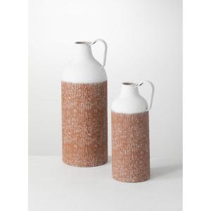 imageSullivans Multicolored Iron Tall Jar Set of 2 Modern Home Decor Vases for Centerpieces Mantle Tabletop Accent Table Vases Living Room Bedroom Kitchen Entryway Decor