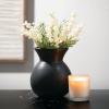 imageSullivans Ceramic Black Matte Vase Modern Home Decor 825 inches Kitchen Living Room Office Decor Versatile Indoor DecorationBlack
