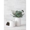 imageSullivans Ceramic Origami Glossy White Short Vase Set of 2  Decor for Any Desktop Office Space Home CM2863