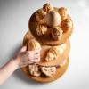 imageSullivans Wooden Cupcake Stand 3 Tier Serving Tray 185quot Three Tier Cake Stand Dessert Cupcake Stand Wood Decorations for Home Kitchen Tabletop Wedding Birthday Centerpiece Dcor