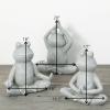 imageSullivans 17quot Yoga Frog Garden Statue  Set of 3 Gray