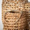 imageSullivans Candle Holder Rattan Lantern Candle Holder Set of 3 16quot Natural Woven Rattan Pillar Candle Dcor with Handle Rustic Home Dcor Office Indoor Outdoor Shelf Tabletop Mantle Decoration