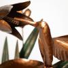 imageSullivans Copper Hummingbird Water Fountain with Easy Setup Pump Small Desk Waterfall for Meditation Indoor or Outdoor Garden Patio Living Room and Office Home Dcor