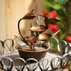 imageSullivans Copper Hummingbird Water Fountain with Easy Setup Pump Small Desk Waterfall for Meditation Indoor or Outdoor Garden Patio Living Room and Office Home Dcor