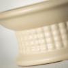 imageSullivans Large Candle Pedestal Tray Ceramic Cream Candle Holder Perfect for Home Decor