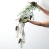imageSullivans 19quot Wispy Bleached Pine Swag Christmas Decor Artificial Greenery Perfect for Fireplace Mantels Dining and Living Rooms
