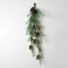 imageSullivans 19quot Wispy Bleached Pine Swag Christmas Decor Artificial Greenery Perfect for Fireplace Mantels Dining and Living Rooms