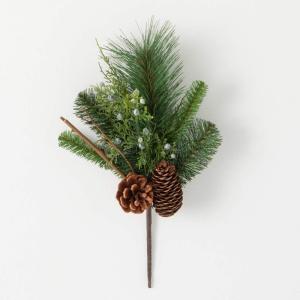 imageSullivans 155quot Lush Pine Pinecone Pick Greenery Flower Plant Dcor for Bouquet Vase Filler Christmas Home Decoration for Mantels Doorways and Windows