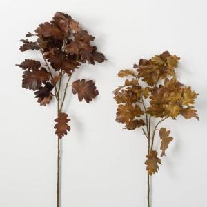 imageSullivans Oak Leaf Spray Set of 2 Artificial Fake Flower Lifelike Bouquet Centerpiece for Home Office Weddings and Gifts Decor